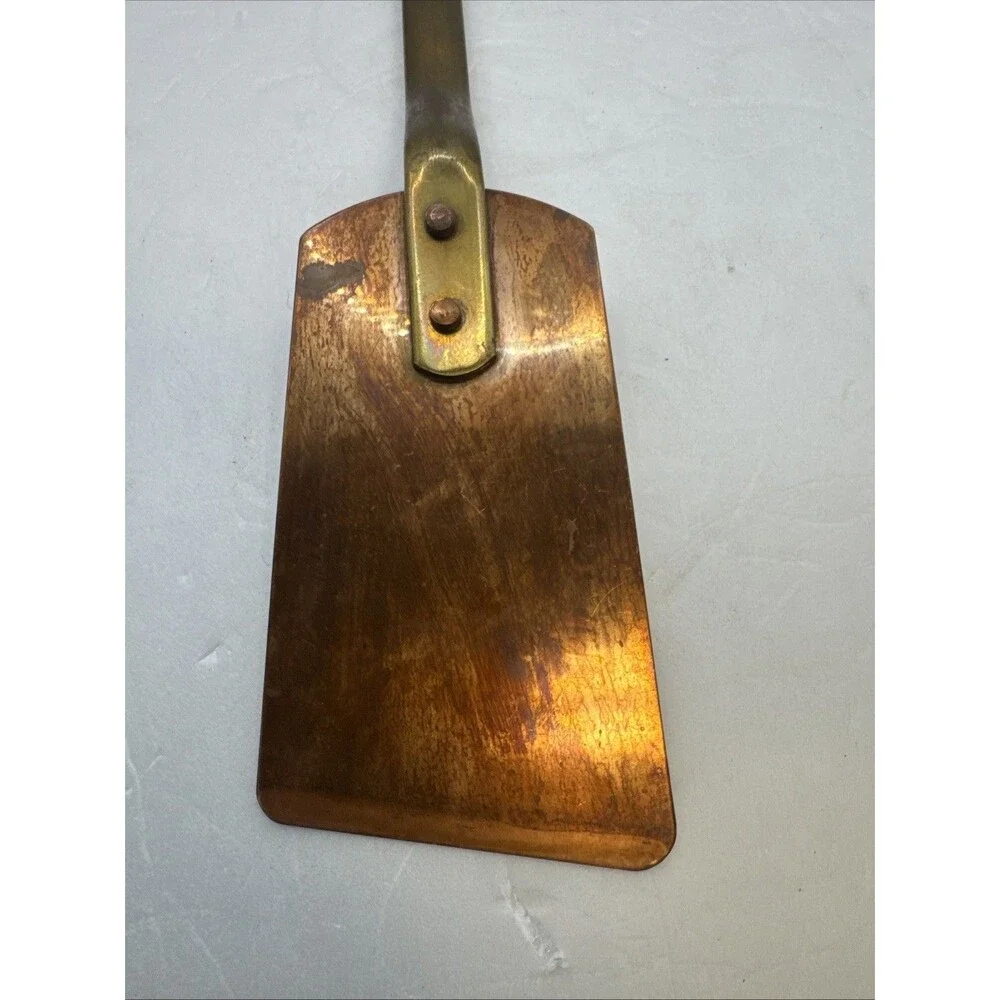 Vintage 5 Pc French Copper Kitchen Utensil Wall Hanging Set MCM Farmhouse Decor